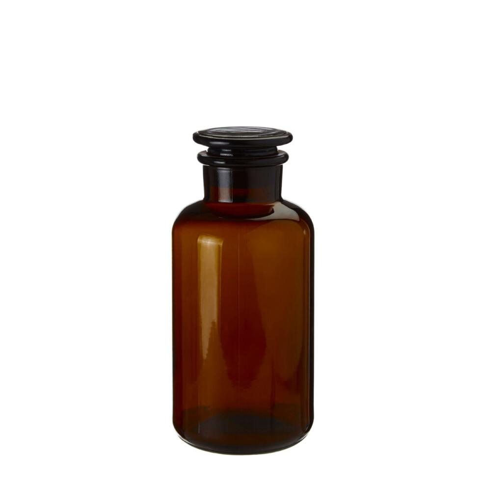 Premier Housewares Apothecary Extra Small Glass Reagent Bottle Amber