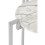 Premier Housewares Elegant White Marble Side Table With Chrome Base, Durable Side Table By Couch, Versatile Small Lounge Table 4
