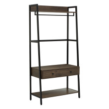 Versatile Dark Oak Storage Unit, Sturdy And Durable Spacious Storage Unit, Easily Maintained Tall Cupboard