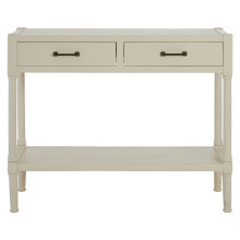 Console Table for Hallway, Pine Wood Hallway Table for Home Décor, Wood Table with 2 Drawers for Office