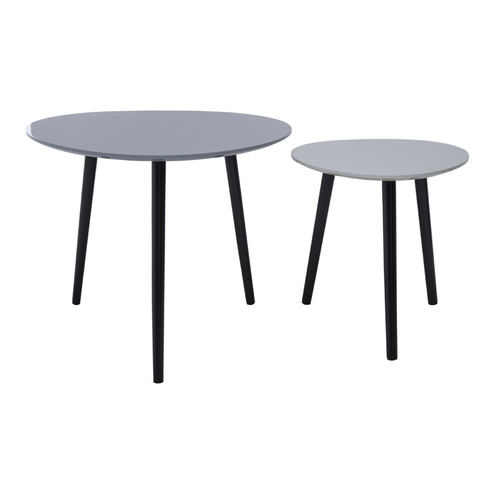 Nostra Set Of 2 Triangular Nesting Tables