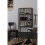Premier Housewares Square Side Table, Wood Metal Side Table, Industrial Side Table, Wood Top Side Table, Black Iron Side Table 4