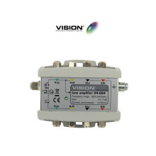 Vision V4-004 4-wire Line Amplifier for V4 Multiswitches