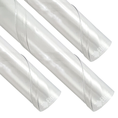 Elixir Garden Supplies (100, Guards Only) Clear Tree Guards 24" Professional Shrub/Sapling Protector With Optional Canes & Ties