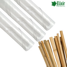 (250, Guards + Canes) Clear Tree Guards 24" Professional Shrub/Sapling Protector With Optional Canes & Ties
