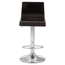 Modern Design Black Acryclic Bar Stool, Sleek Kitchen Stool For Breakfast, Comfortable Modern Bar Stool