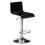 Premier Housewares Modern Design Black Acryclic Bar Stool, Sleek Kitchen Stool For Breakfast, Comfortable Modern Bar Stool 5