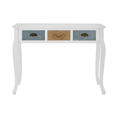 Premier Housewares Aesthetic Console Table, Sturdy and Durable Hallway Table, Aesthetic Style Console Table with a Drawer