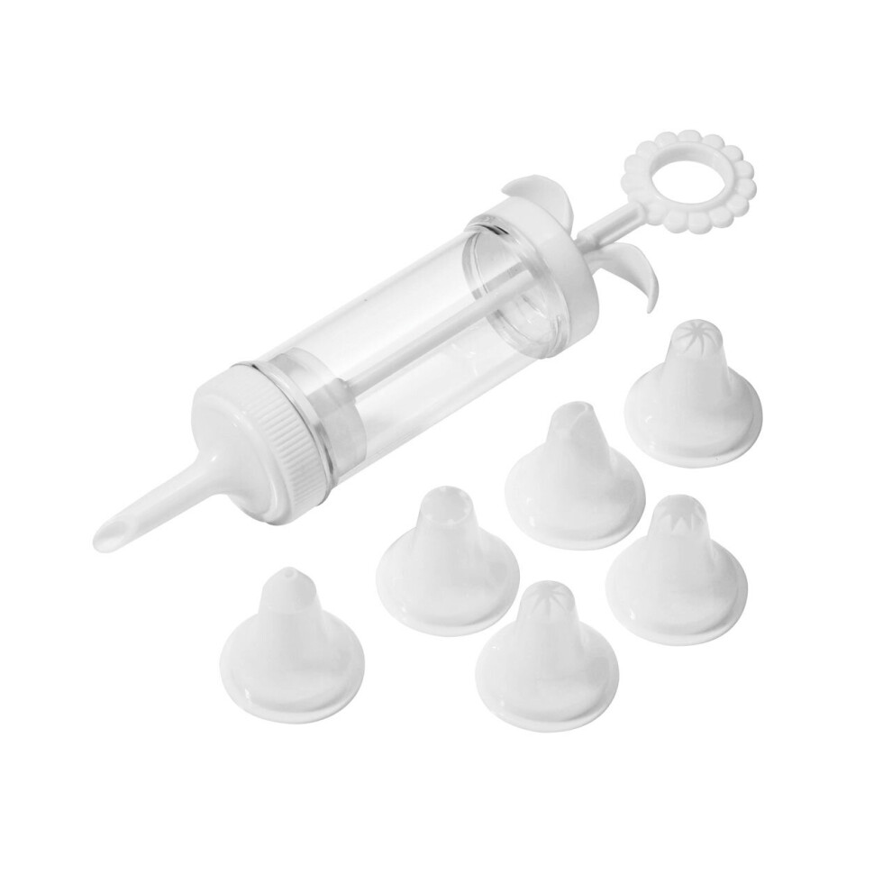 Hallie Plastic Cake Decorating Set With 6 Nozzles