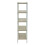 Premier Housewares Five Tier Natural Oak Shelf Unit, Versatile And Adaptable Shelving Unit, Sturdy And Durable tall Cupboards 3