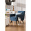 Premier Housewares Aesthetic Console Table, Sturdy and Durable Hallway Table, Aesthetic Style Console Table with a Drawer 2