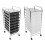 Premier Housewares Premier Housewares 8 White Plastic Drawers Trolley 2