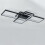 Living And Home (35'', Cool White) Modern LED Ceiling Light Chandelier Pendant Lamp 4