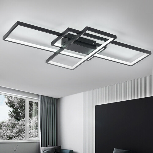 Living And Home (43'', Cool White) Modern LED Ceiling Light Chandelier Pendant Lamp 1