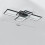 Living And Home (35'', Cool White) Modern LED Ceiling Light Chandelier Pendant Lamp 6