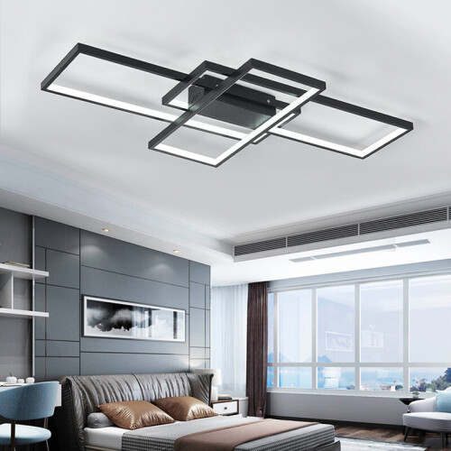 Living And Home (43'', Cool White) Modern LED Ceiling Light Chandelier Pendant Lamp 2