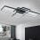 Living And Home (35'', Cool White) Modern LED Ceiling Light Chandelier Pendant Lamp 1