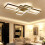 Living And Home (35'', Dimming) Modern LED Ceiling Light Chandelier Pendant Lamp 2