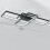 Living And Home (43'', Cool White) Modern LED Ceiling Light Chandelier Pendant Lamp 6