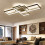 Living And Home (43'', Dimming) Modern LED Ceiling Light Chandelier Pendant Lamp 4