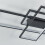 Living And Home (43'', Cool White) Modern LED Ceiling Light Chandelier Pendant Lamp 5