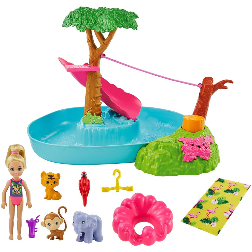 Barbie Birthday Surprise - Chelsea Jungle River Playset