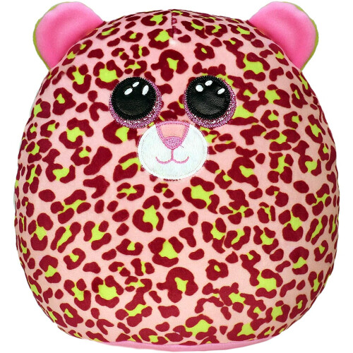 Ty TY Lainey Leopard Squish-A-Boo 10"