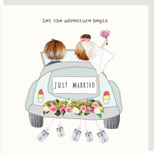 Rosie Made A Thing Let The Adventure Begin Wedding Greeting Card Humour Cards