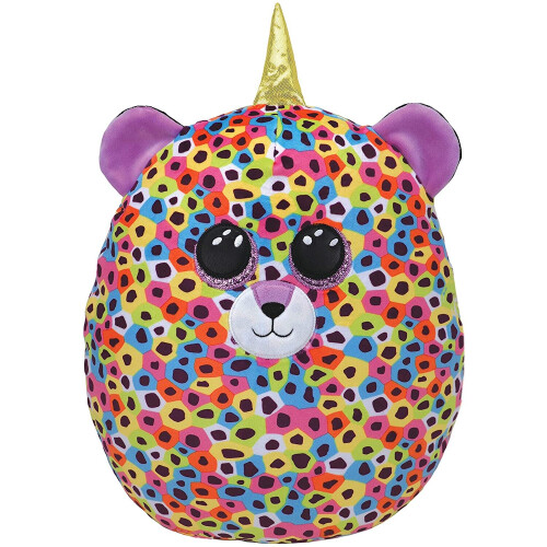 Ty TY Giselle Leopard Squish-A-Boo 10"
