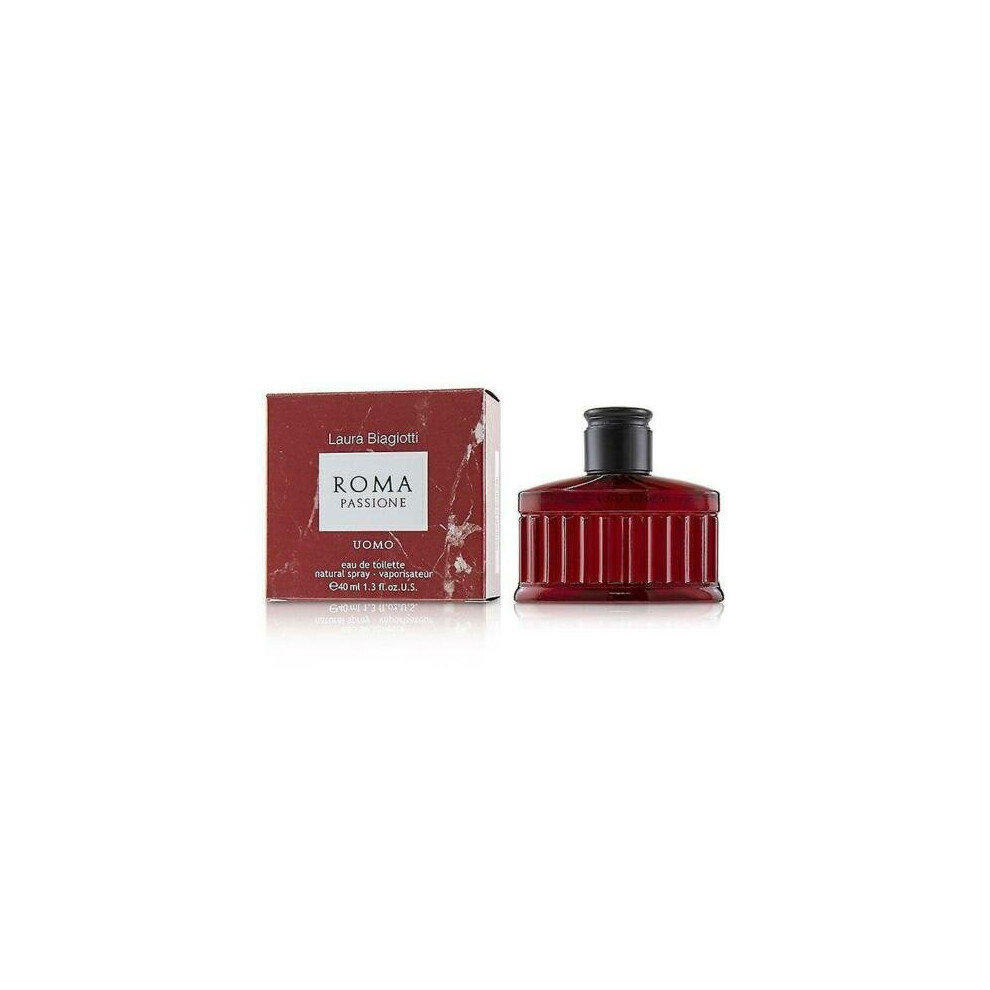 Laura Biagiotti Roma Passione Uomo For Men Eau De Toilette 4.2 Oz 125 Ml