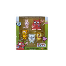 Love Monster and Fluffytown Friends Figurine Set