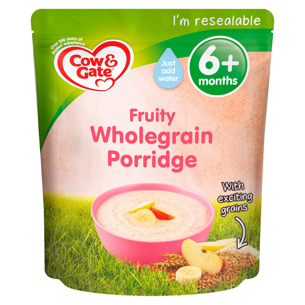 Cow & Gate Fruity Porridge Baby Cereal 125G