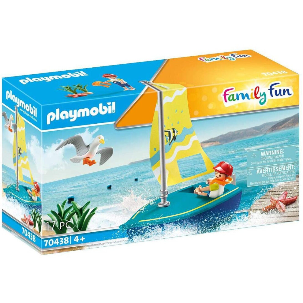 Playmobil 70438 Family Fun Beach Hotel Sailboat Playset