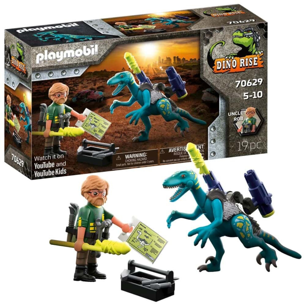 Playmobil 70629 Dino Rise Deinonychus Ready For Battle Playset