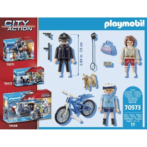 PLAYMOBIL Playmobil Ποδήλατο Αστυνομίας με Κλέφτη 2