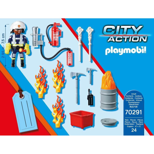 PLAYMOBIL Playmobil 70291 Fire Rescue Gift Playset 1
