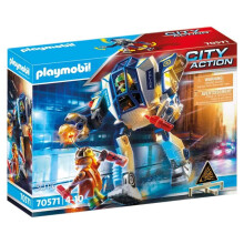 Playmobil 70571 City Action Police Special Operations Police Robot Playset Is Complete With Accessories For Ages 4 Years+