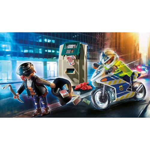 PLAYMOBIL Persecuci   n de ladr   n de bancos de Playmobil 1