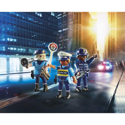 PLAYMOBIL Set de figuras de polic   a de Playmobil 1