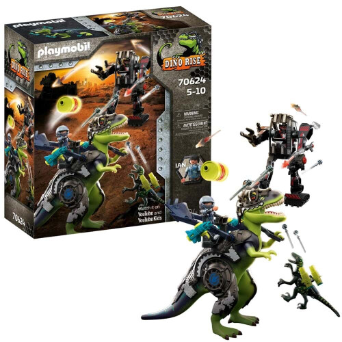 PLAYMOBIL Playmobil Dino Rise T-Rex: Strijd der Reuzen