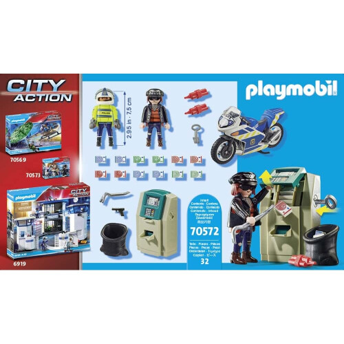 PLAYMOBIL Persecuci   n de ladr   n de bancos de Playmobil 2