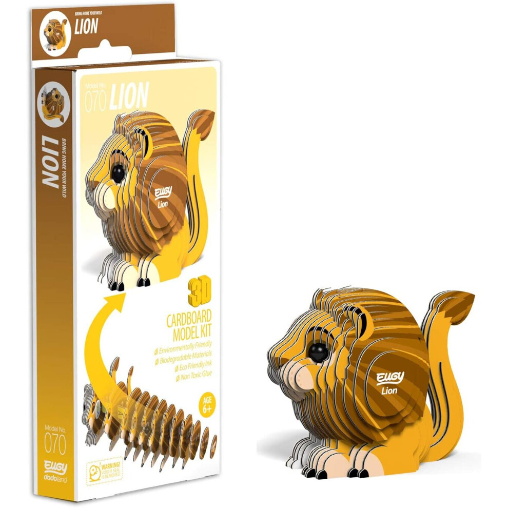 New Eugy Lion 3D Craft Kit