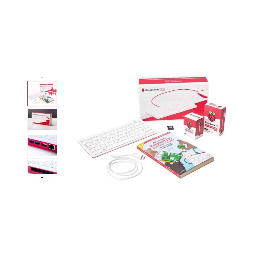 Raspberry Pi 400 4Gb Official Start-Up Kit, Uk Layout 633696492981