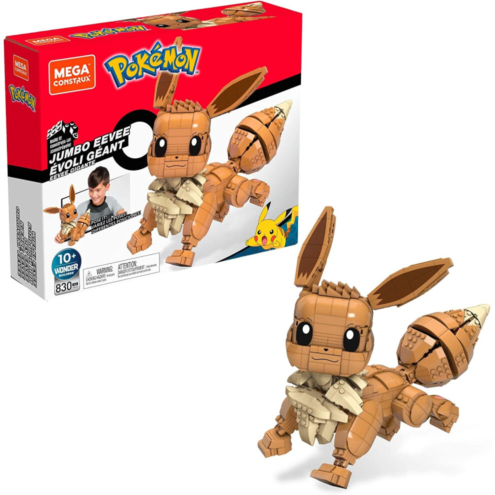 Jumbo Eevee (Pokemon) Mega Construx Figure