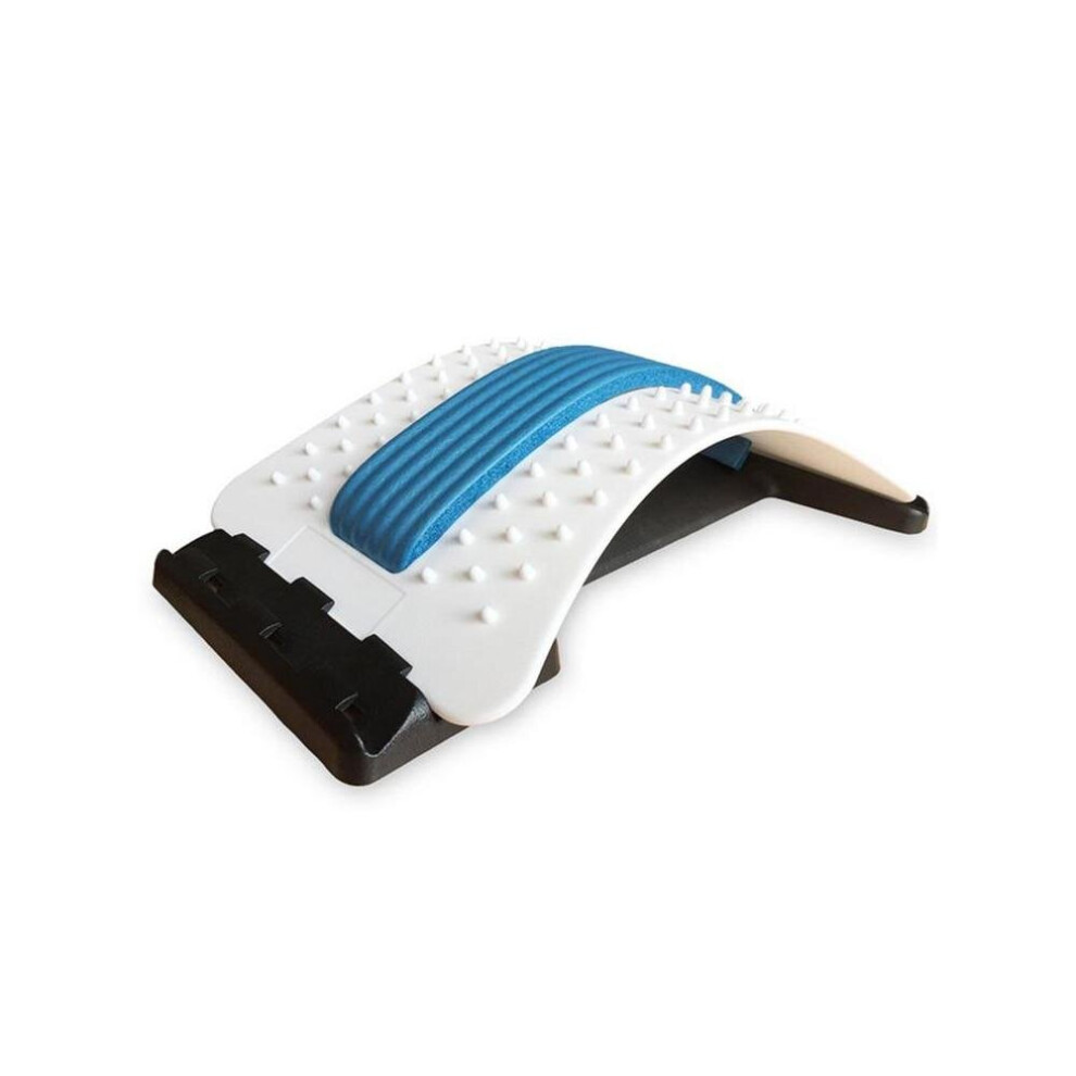 White (Acupuncture ) Stretch Equipment Back Massager Stretcher Fitness Lumbar Support Relaxation Mate.