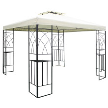 Large Gazebo 3x3 Waterproof Pergola Metal Garden Pavilion Canopy Shelter Outdoor