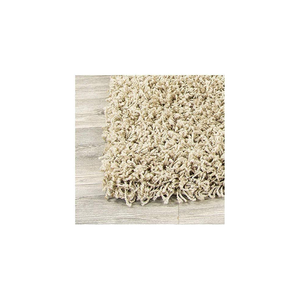 (Light Beige, 120cm x 170cm) Abaseen Carpet Floor Size Extra New Modern Rugs