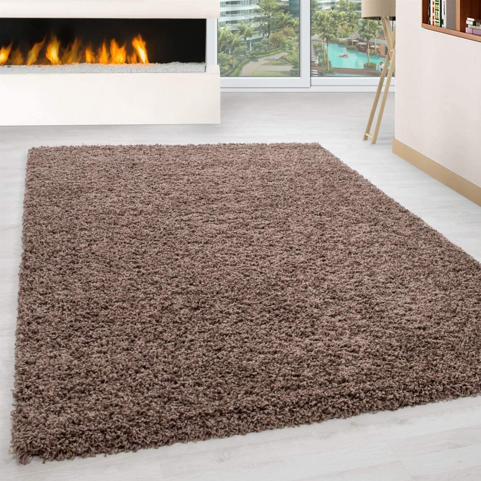 (Mocha, 60cm x 110cm) Abaseen Carpet Floor Size Extra New Modern Rugs