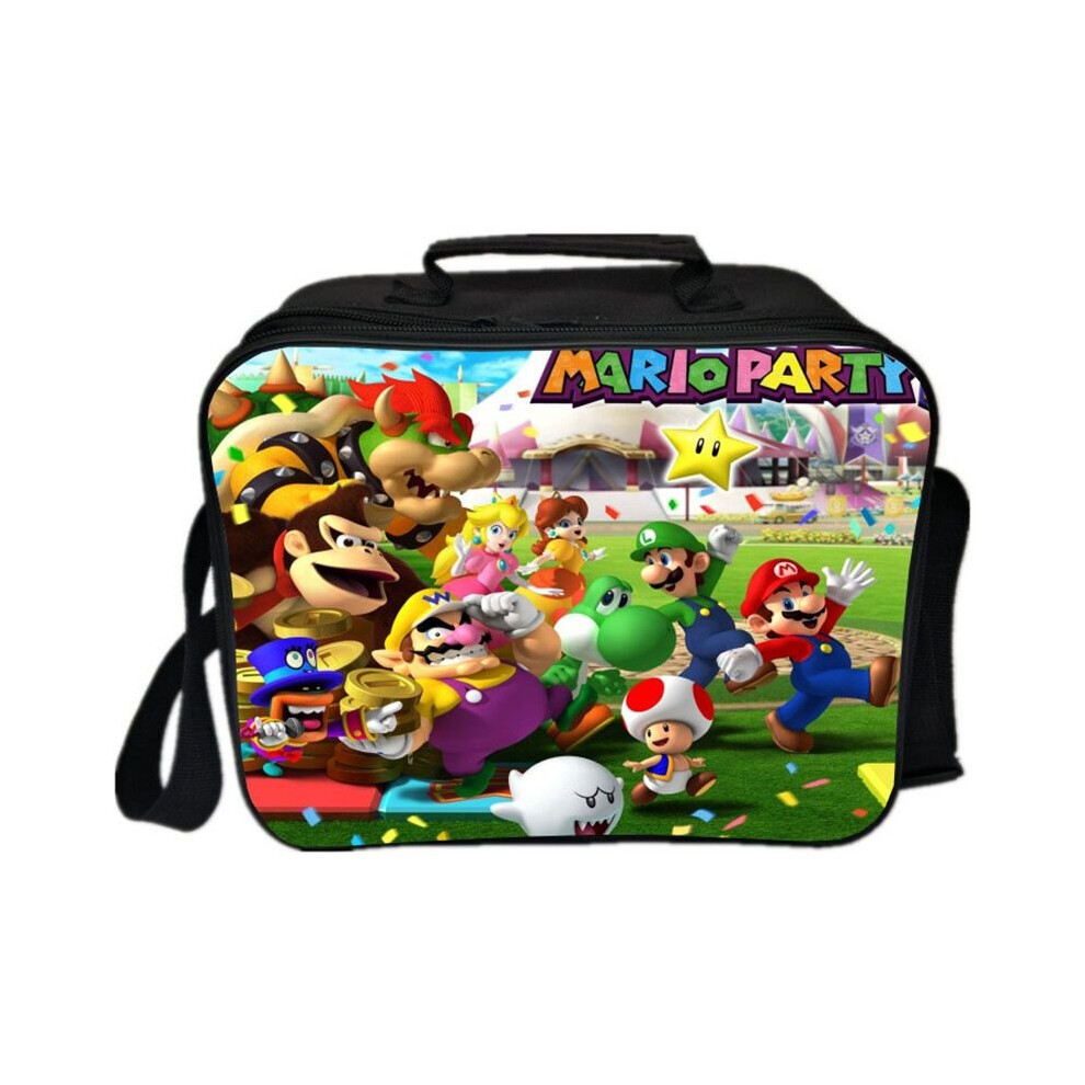 (F) Mario Insulated Lunch Bag Portable Food Storage