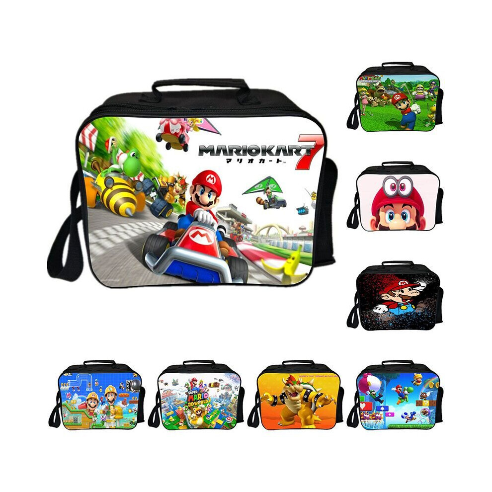 Mario Insulated Lunch Bag Portable Food Storage